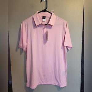 Lole Mens Light Pink Polo Shirt, Size Small